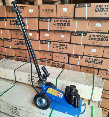 Домкрат подкатной пневмогидравлический 35 тонн 1600-7