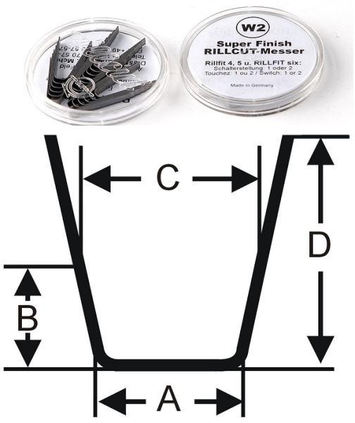 Машинка-регрувер для нарезки протектора легковых покрышек RUFF RILLFIT S125B