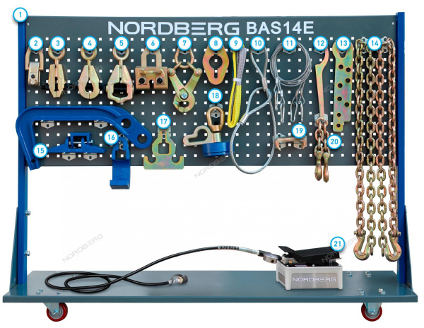 Стапель напольный без платформы BAS14E