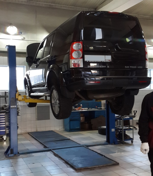 Автомобильный подъемник электрогидравлический двухстоечный TD4500